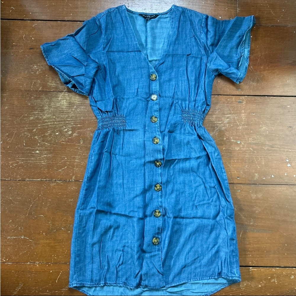 Velvet Heart Blue Denim Mini Dress